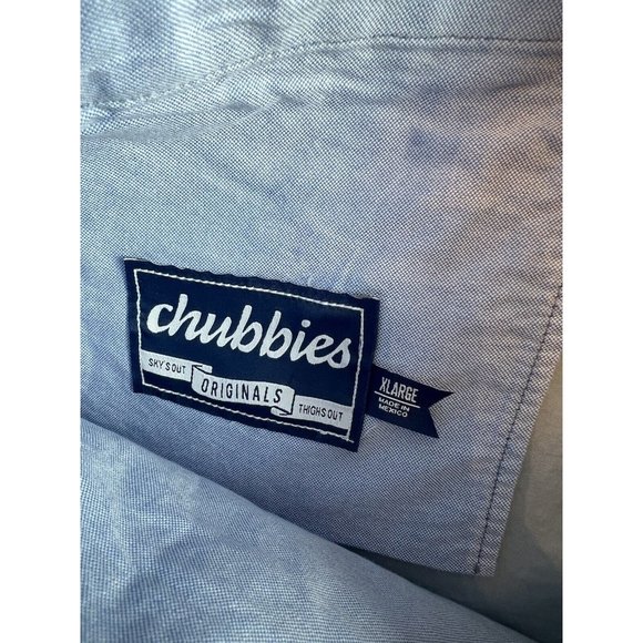 Chubbies Men’s Originals Stretch Short The Altitudes 5.5” Light Blue Size XL NWT - Picture 7 of 13